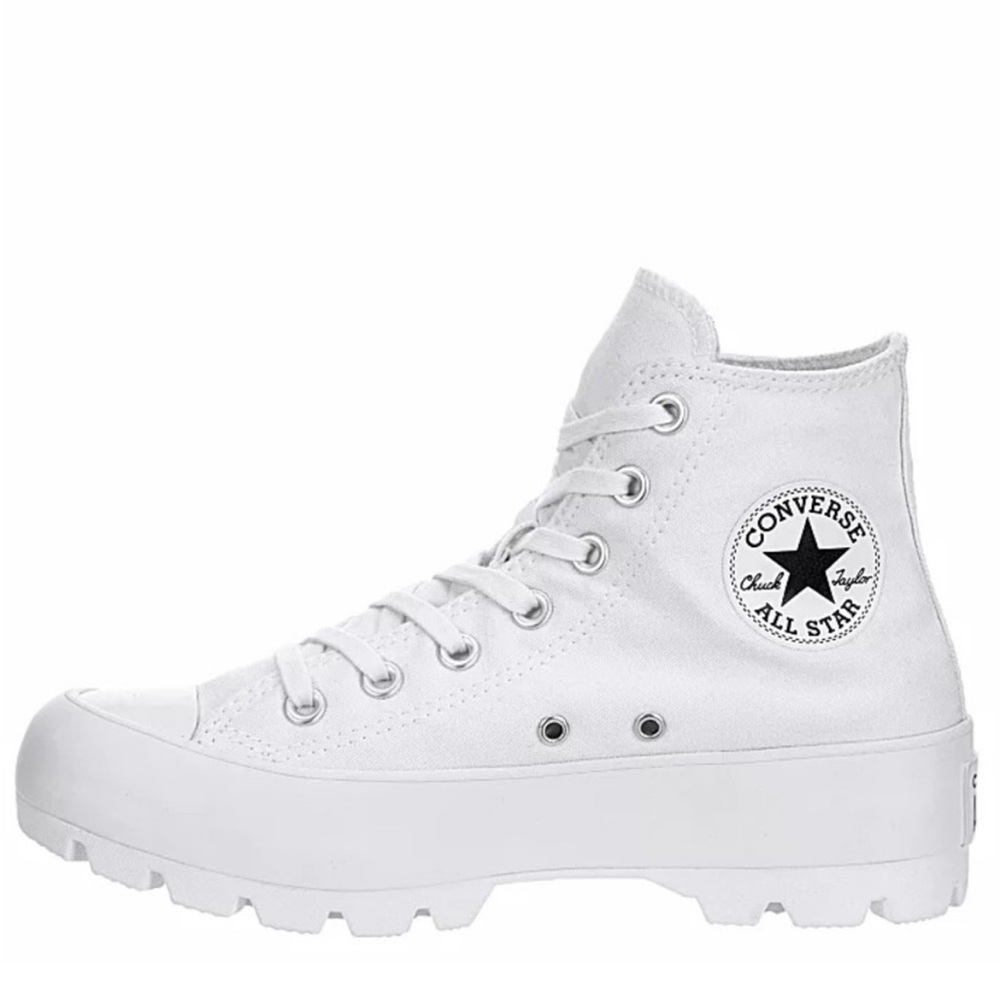 White Lugged Converse